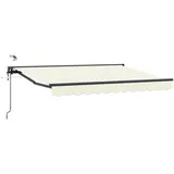 vidaXL Elektrische Ausziehbare Markise Creme 3 x 2,5 m