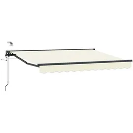 vidaXL Elektrische Ausziehbare Markise Creme 3 x 2,5 m