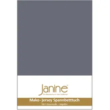 JANINE 5007 Mako-Feinjersey 90 x 190 - 100 x 200 cm opalgrau