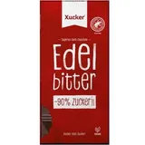 Xucker Vegane Edelbitter-Schokolade mit Xylit (80g)