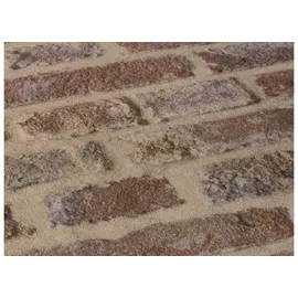 A.S. Création Steintapete Elements Tapete in Backstein Optik Vliestapete braun rot beige 10,05 m x 0,53 m - Braun/Rot/Beige