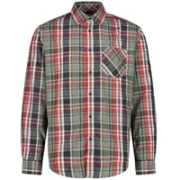 CMP Man Shirt b.co-rust-salvia (04YR) 56