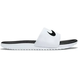 Nike Kawa Slides Badelatschen Kinder white/black 29.5