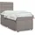 vidaXL Boxspringbett 180 x 200 cm Schwarz