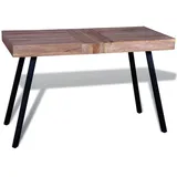 vidaXL Tisch Altholz Teak