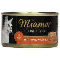 Miamor Feine Filets Thunfisch & Wachtelei 100 g