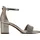 Marco Tozzi Damen Sandalen mit Absatz Elegant Blockabsatz, Gold (Platinum comb), 38 EU
