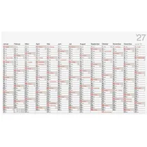 Brunnen Plakatkalender 2027 139x79cm