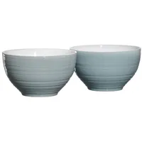 Ritzenhoff & Breker Suomi, 2-teilig, Grau-Blau, Porzellan