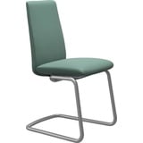 Stressless® Polsterstuhl Laurel, Low Back, Größe M, mit Beinen aus Stahl in Chrom matt grün