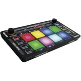 Reloop Neon - DJ MIDI Pad Controller mit 8 anschlagdynamischen RGB-Performance-Drumpads, Plug and Play mit Serato DJ Pro, (schwarz)