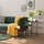Relaxdays Braun Schwarz Mangoholz 44,2 x 44,1 cm