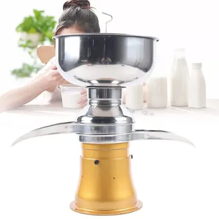 NadineDutol Elektrische Milchzentrifuge 50L/H Milchseparator Milchcreme-Separator Maschine,Elektrischer Milchabscheider für Kuhmilch Ziegenmilch,Milchzentrifuge Separator