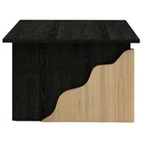 moebel17 Baxley Schwarz Walnuss 70 x 45 x 70 cm
