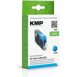 KMP H64 kompatibel zu HP 364XL cyan (1714,0003)