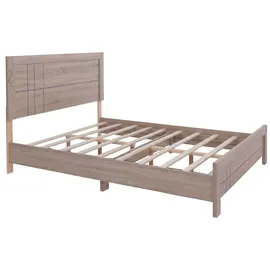 MCW Doppelbett P44 160 x 200 cm Eiche MDF Sonoma Eiche-Optik