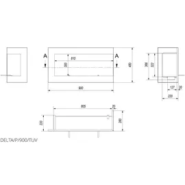 Kratki Delta P 900 schwarz