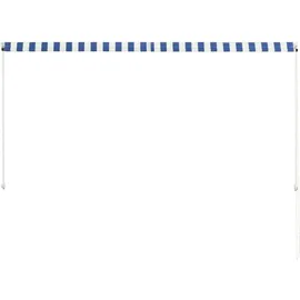 vidaXL Einziehbare Markise 250 x 150 cm blau