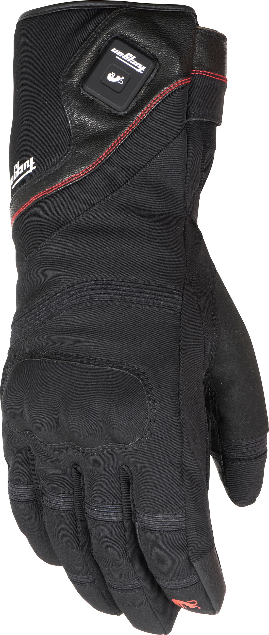 Furygan Genesis, gants chauffants - Noir/Rouge - 3XL