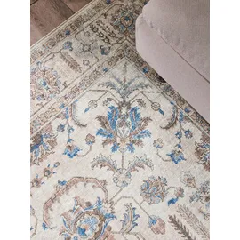 benuta pop Teppich Laury Beige 120x170 cm - Moderner Kurzflor-Teppich für Wohnzimmer