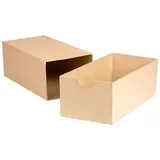 Décopatch Aufbewahrungsbox mit Schublade 32 x 16 x 12 cm 1-tlg. braun