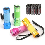 EVERBRITE Mini-LED-Taschenlampe 4-tlg. 95 mm