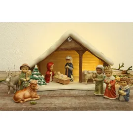 GOEBEL Krippenfigur Maria Weihnachtsdeko« historisches Motiv, zeitgemäß gestaltet, rot