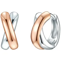 Rafaela Donata Creolen Sterling Silber in 12,5 mm Damen 