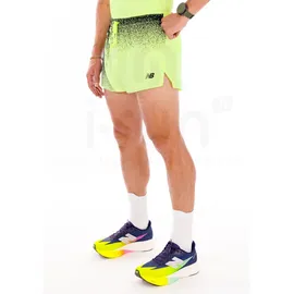 New Balance RC Ultra Light Printed Herren Laufshort-Hell-Grün-XL