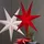 StarTrading Papierstern Rozen rot, E14 Fassung Papier