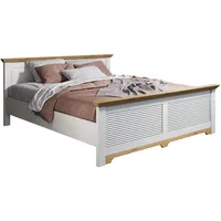 Home Affaire Bett »Rauna, Landhausstil, edles Design mit Lamellen