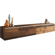Mirjan24 Tv-Lowboard, Braun, Holzwerkstoff, Rechteckig,Rechteckig, 180x30x33 cm, Wohnzimmer, Wohnwände, Lowboards, Lowboards stehend