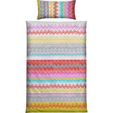 Erwin Müller Bettwäsche Seersucker bunt | Gr.: 155x220 cm 40x80 cm)