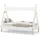 CaliCosy Kinderbett LOU 90 x 190 cm Holz lackiert weiß