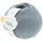 Lana Grossa Häkelgarn Cool Wool Baby Blau/Grau 50 g