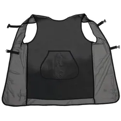 Comair Färbeschürze Mesh transparent schwarz