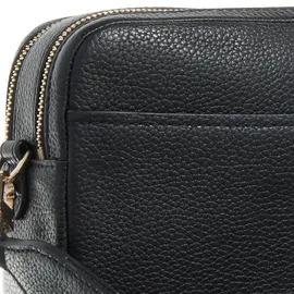 Michael Kors Dblzp Chn Camera Xbody Leather Black