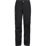 Vaude Damen Yaras Rain Zip Pants III Hose, Schwarz, 40