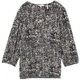 Tom Tailor Bluse mit All-Over Print Blau XS