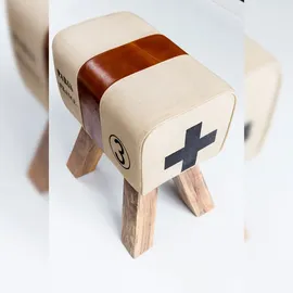 KADIMA DESIGN Design Turnbock Sitzhocker 40 x 30 x 47 cm | Gr.: onesize