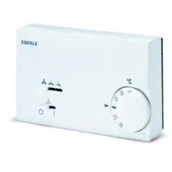 Eberle 517110651100 Fussbodenregler AC 230V, Skala 1...6 (=10...60C), 1Schliesser, 16A, Ein/Aus, Lampe Wärme. Lastunterbrechung nach EN 50559 FR-E 52531/i