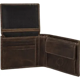 KLONDIKE 1896 Mountain Arthur Geldbörse Herren dunkelbraun
