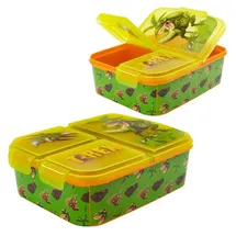tinisu Lunchbox Dinosaurier T-Rex Kinder Lunchbox Sandwichbox mit 3 Fächern