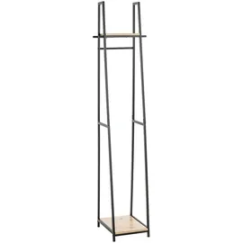 Haku-Möbel Garderobenständer PESCARA Eiche Schwarz