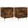 vidaXL Nachtschrank 2 Stk. 40 x 35 x 47,5 cm Räuchereiche