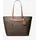 Michael Kors Jet Set Travel Shopper Kunstleder Brown