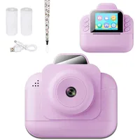 Kinderkamera Instant Print, 48MP Kinder-Selfie-Digitalkamera, 1080p HD Children Video Recorder, 2,4 Kleinkindkamera mit Druckpapier, Spielzeug für 3-12 Jahre Alte Kinder (Purple)