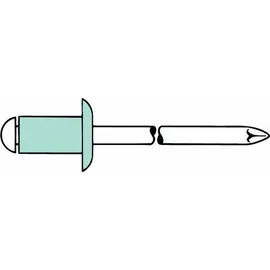 Gesipa Blindniet 3 x 6 mm Aluminium/Stahl 500 Stück