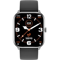 ICE-Watch - ICE smart Silver black - Silbergraue Smartwatch für Herren/Unisex mit Silikonarmband - 021411 (1,85")