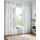 OTTO home Gardine OTTO HOME "Dimona" Gr. 5, bunt (weiß, silberfarben, grau), B:140cm H:265cm, Voile, Polyester, Gardinen, Gardine, 2-er Set, transparent, Voile, Polyester, Wellen